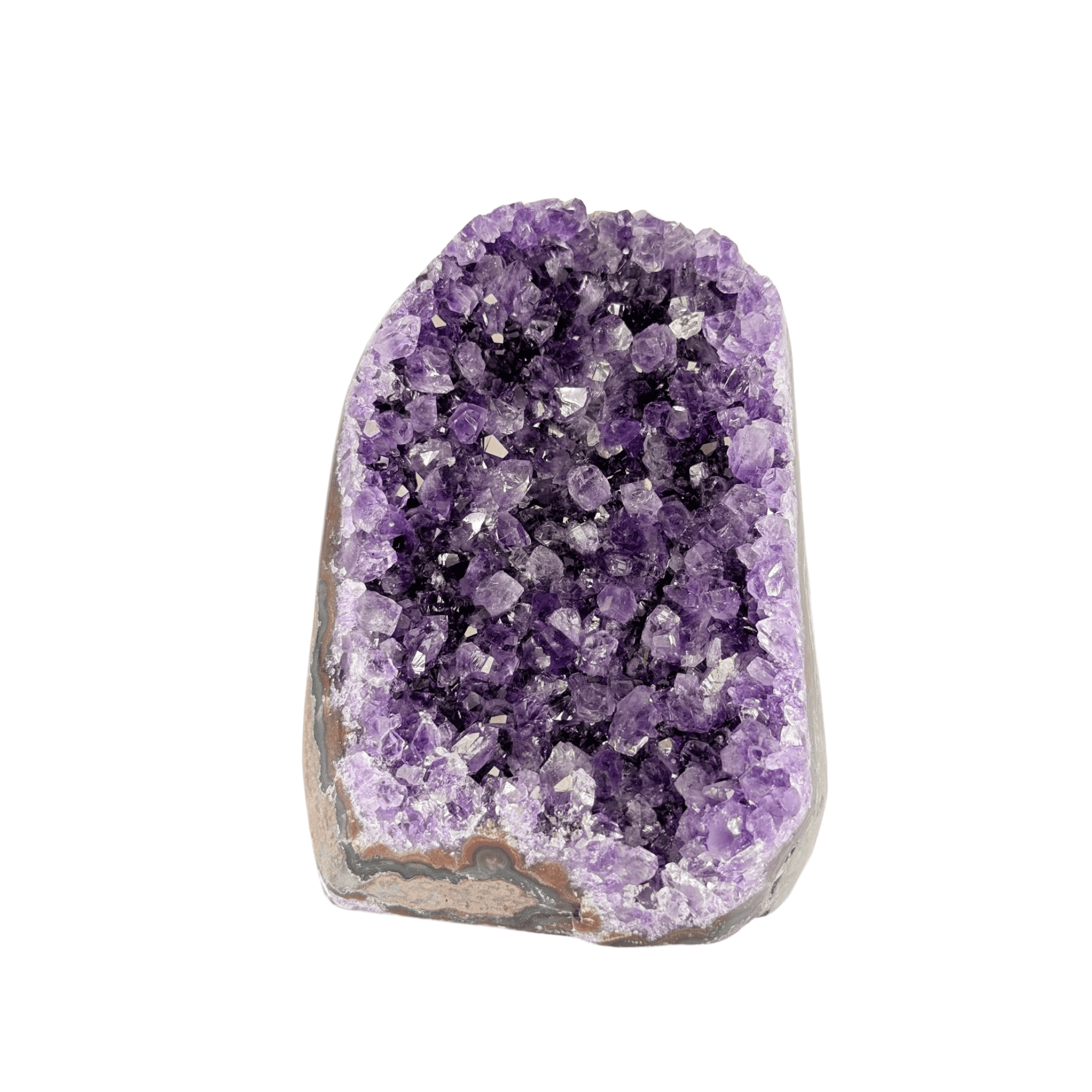 Geode di cristallo di ametista naturale-1.455 g